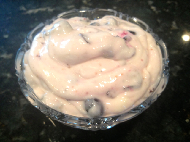 blueberry frosting