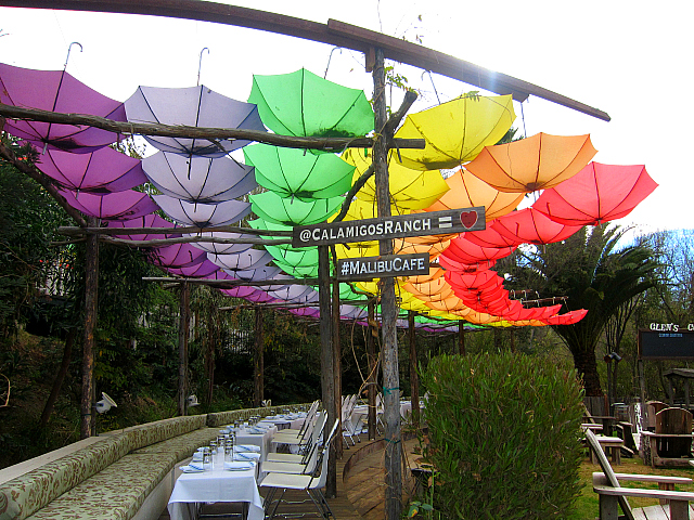 Calamigos Ranch - umbrellas