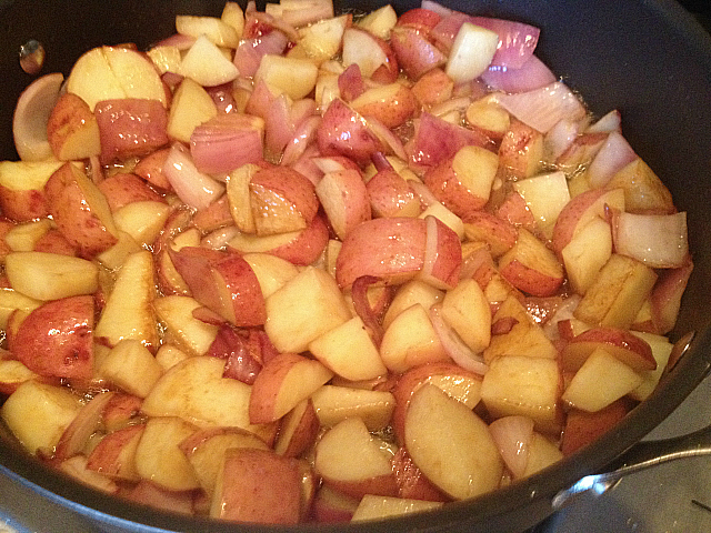 Marks Potatoes - with onions