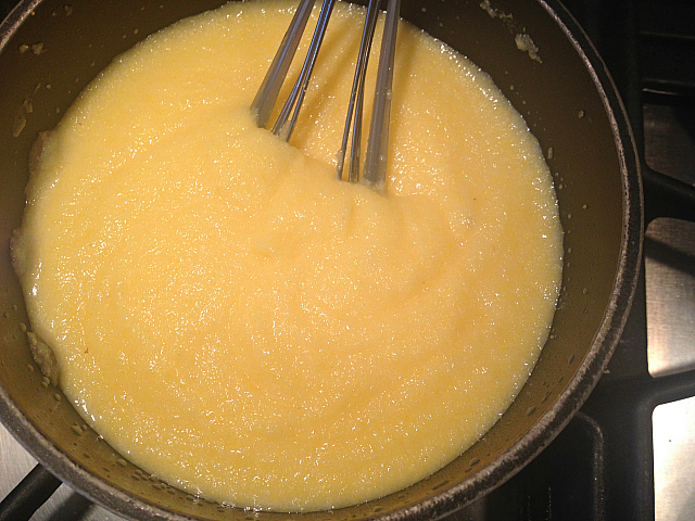 Polenta - cooked